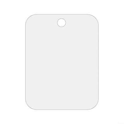 Portable Silver Acrylic Shaving Mirror, 20 x 30 cm