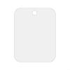 Portable Silver Acrylic Shaving Mirror, 20 x 30 cm view 1