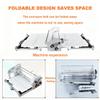 Dough Cutter & Fondant Roller, Adjustable Thickness, Foldable Design for Bakery and Pizza view 3