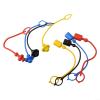4 Pairs Hydraulic Quick Couplers, Male Dust Caps and Female Covers, ISO 7241-A, 1/4 in view 1
