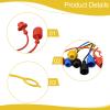 4 Pairs Hydraulic Quick Couplers, Male Dust Caps and Female Covers, ISO 7241-A, 1/4 in view 3