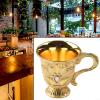 ZiStarlilife 30 ml Vintage Metal Wine Glass view 3