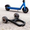 Axorafow Aluminum Kickstand for 7 g Electric Scooters with Folding Auxiliary Wheel, Max. 58 x 69 mm, Rubber Pads - Buckle 279 view 3