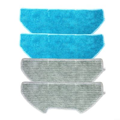 Chroavel Replacement Mop Pads for bObsweep Vision Pet, 4-Pack Microfiber, Washable