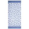 Ross 4-Piece Hand Towel Set, 50 x 100 cm, 100% Cotton, Allover Dot Design, Blue view 2