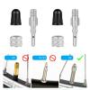 ZWWAAZHF Universal Bicycle Valve Adapter Set, Aluminum Alloy view 2