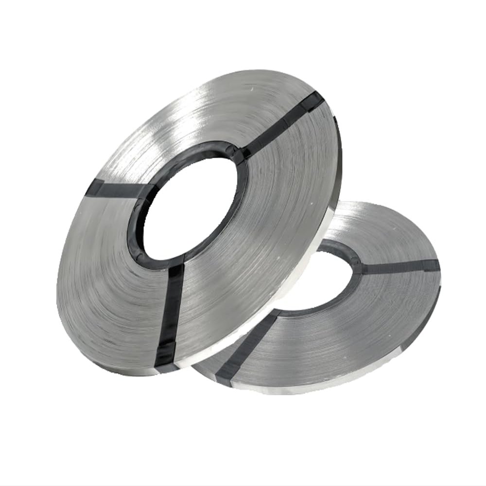 Nickel-Titanium Wire, Nickel-Chromium Alloy Flat Heating Band for Packaging Machines (8 mm W × 0.15 mm T)