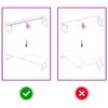 Favemtsl 220 x 60 cm Solid Unfinished Oak Wall Shelf with Natural Edge view 4