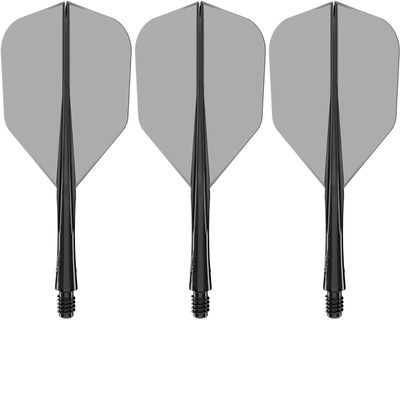 Caliburn SUP Flights & Molded Shaft Combo, Standard No. 6, Black Short