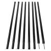 Accarugty 2-Piece Adjustable Iron Canopy Poles for Outdoor Tents, 2 m, 16 mm, Black view 4