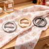 Women's Decorative Scarf Rings view 3