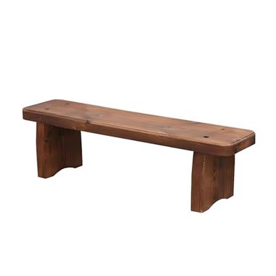 Outdoor Wooden Garden Bench for Balconies, Patios, and Porches