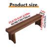 Outdoor Wooden Garden Bench for Balconies, Patios, and Porches view 2