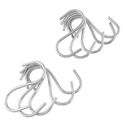 Odoukey S-Hooks, Stainless Steel, 5 cm, 10 Pack