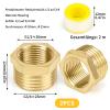 Alethron Brass Reducer, 3/4 in to 1/2 in, 2-Pack view 2