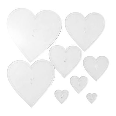 Heart Quilt Template Acrylic Cutting Guide
