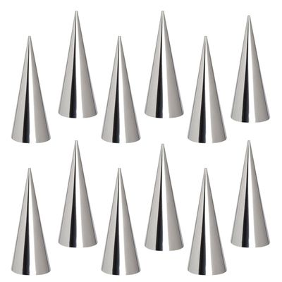 ADOCARN 10-Piece Stainless Steel Cream Horn Molds