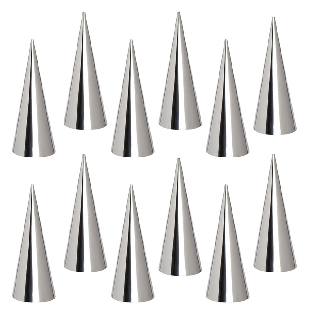 ADOCARN 10-Piece Stainless Steel Cream Horn Molds
