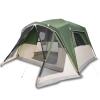 Hompiper 6-Person Family Tent, 185T Polyester, 3 Sleeping Cabins, 2 Entrances, with Rainfly, Model 94548 view 2