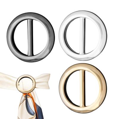 Metal Decorative Scarf Ring Clip