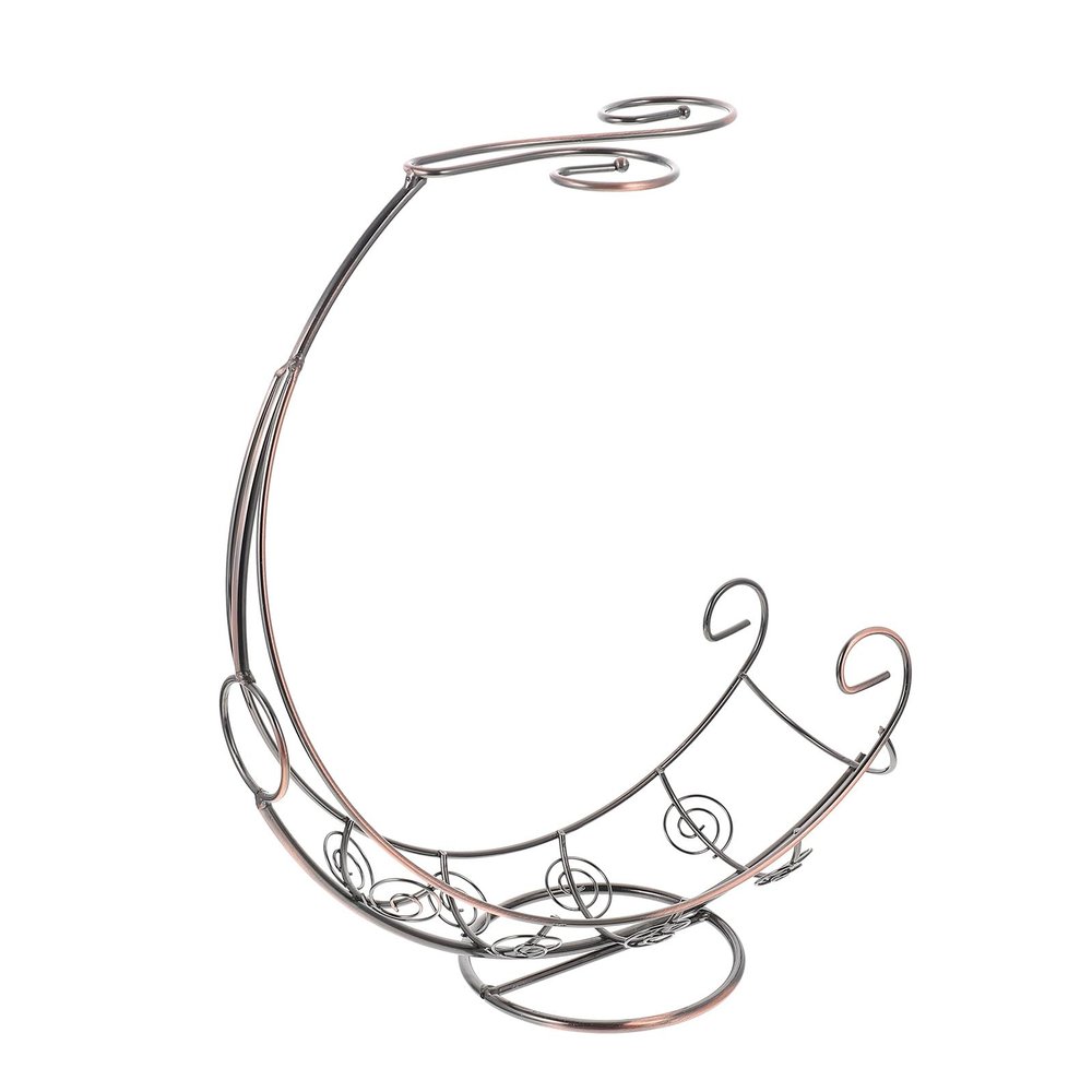 LALAFINA Creative Iron Wine Glass Holder in Pirate Ship Shape