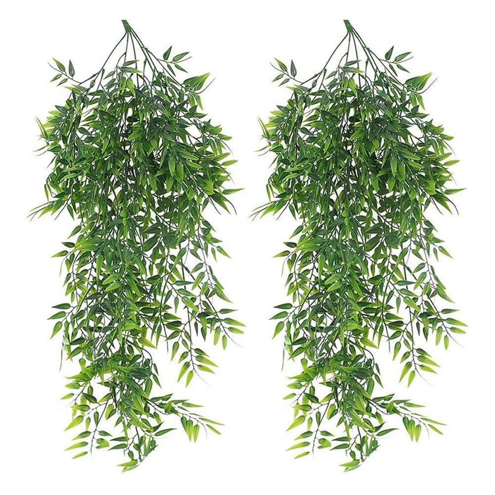 Artificial Hanging Plants, 2 Pieces