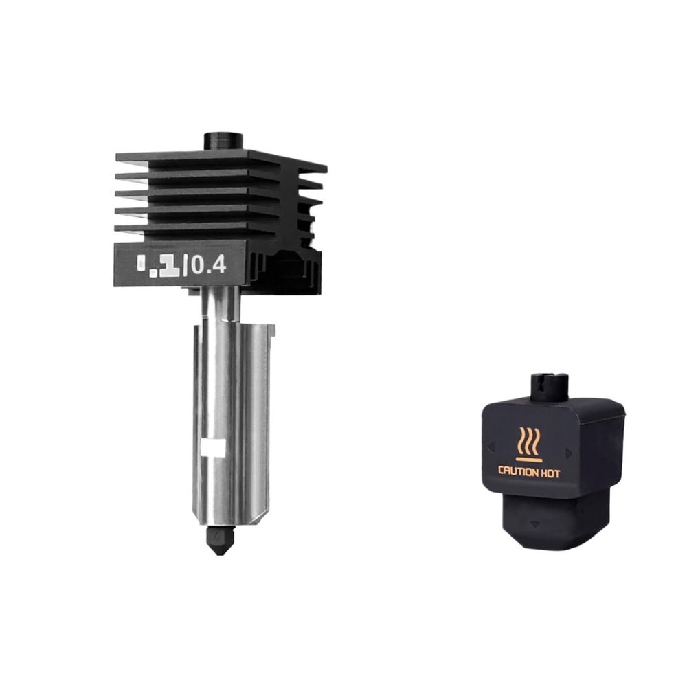 Compatible with Bambu H2D/H2S/H2C and A1/A1 mini Hotend Kit, Hardened Steel Nozzles, 0.4 mm Standard Flow