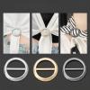 Scarf Ring | Decorative Metal Round Pins view 4
