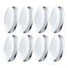 Posheliox Shower Curtain Weights, Magnetic Clips with Adhesive Backing, Black and White, 8 Pieces view 1