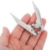 OUNONA 4-Piece Rotating Stainless Steel Carving Forks view 4