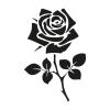 kesurpae Funny Waterproof Toilet Lid Sticker with Floral Pattern view 3