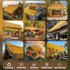 ZDQDMJ Yellow Artificial Thatch Roof Roll, Tropical Style, 1 x 10 m view 2