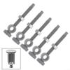 Posheliox Drain Valve Adjustment Screw for Sinks and Bathtubs, M6 Thread, 62mm Length, Gray (5 Pack) view 3