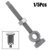 Posheliox Drain Valve Adjustment Screw for Sinks and Bathtubs, M6 Thread, 62mm Length, Gray (5 Pack) view 4
