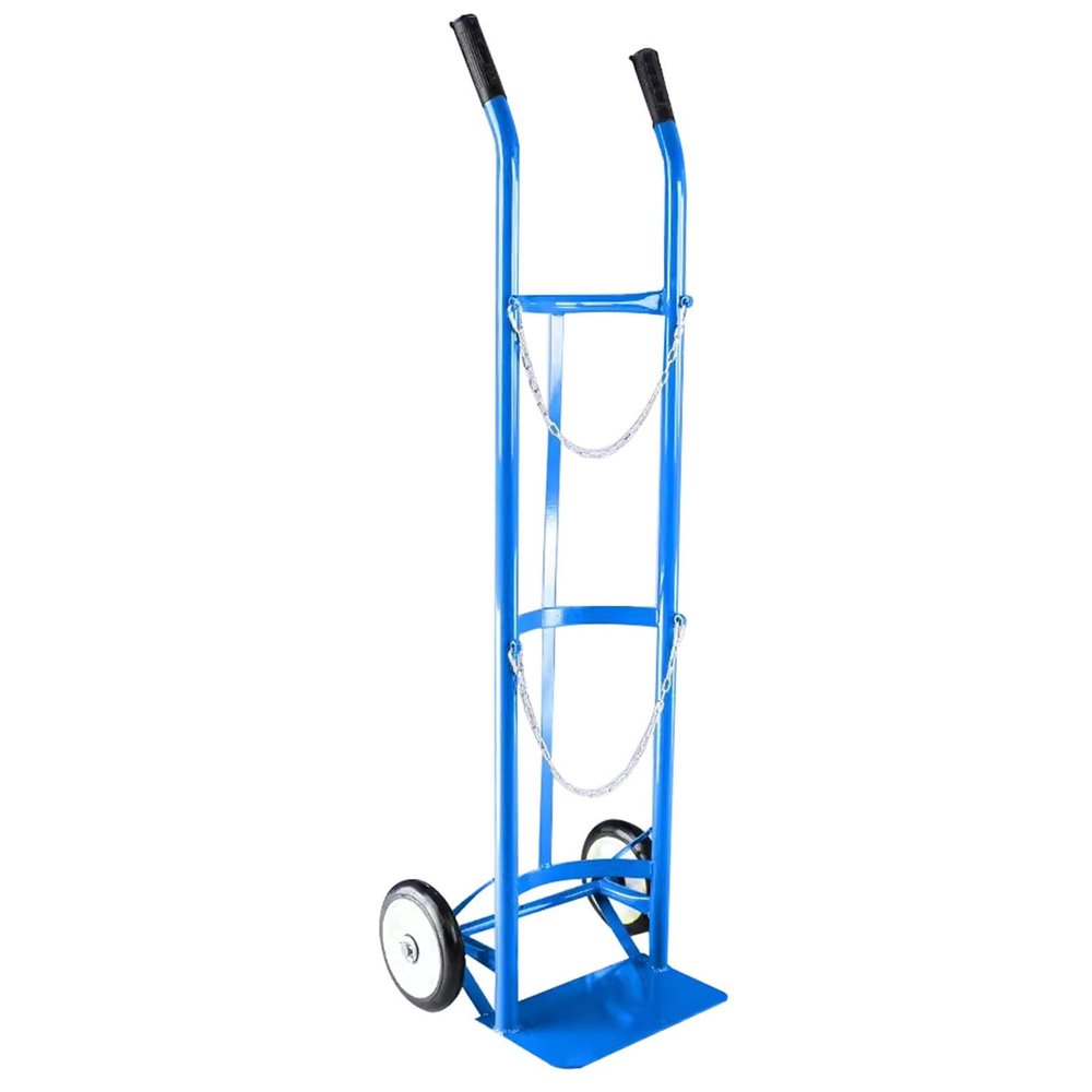 Portable Oxygen Tank Cart with Wheels and Adjustable Cylinder Holder
