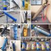 Portable Oxygen Tank Cart with Wheels and Adjustable Cylinder Holder view 3