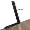 GHHZML Stainless Steel Right-Angle Ruler, 20.3 x 30.5 cm, for Leathercraft, Woodworking, and DIY view 2