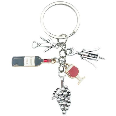 Muteitt Metal Wine Keychain