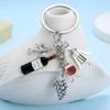 Muteitt Metal Wine Keychain view 3