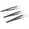 3-Piece Heat-Resistant Ceramic Tweezer Set with Zirconia Tips view 1