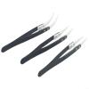 3-Piece Heat-Resistant Ceramic Tweezer Set with Zirconia Tips view 3
