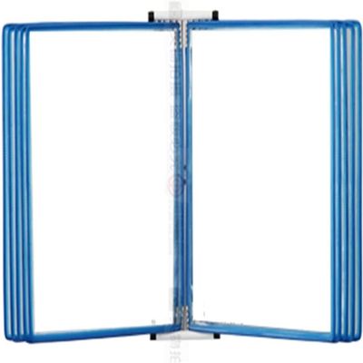Wall-Mounted Flip-Book Display with 10 Double-Sided Panels