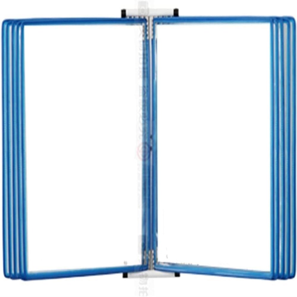 Wall-Mounted Flip-Book Display with 10 Double-Sided Panels