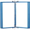 Wall-Mounted Flip-Book Display with 10 Double-Sided Panels view 1