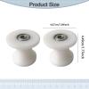 KiBcsLic 2-Pack U-Shaped Pulley Replacement Wheels view 2