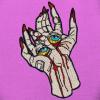 Embroidered Patch, Design: The Mysterious Prayer, Iron-On or Sew-On view 3