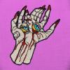 Embroidered Patch, Design: The Mysterious Prayer, Iron-On or Sew-On view 4