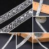 Decorative Rhinestone Trim with Pearl Design, 1m Length view 2