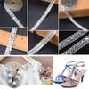 Decorative Rhinestone Trim with Pearl Design, 1m Length view 3