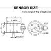 Column-Type Load Cell Weight Sensor, Flat Force Measurement, 1 kg–2 t, Industrial, 1 pc view 3